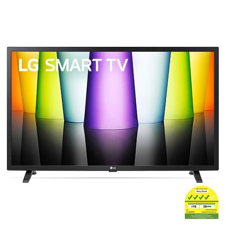 Televisor LG 32LQ636BPSA con webOS, fotografía de producto.