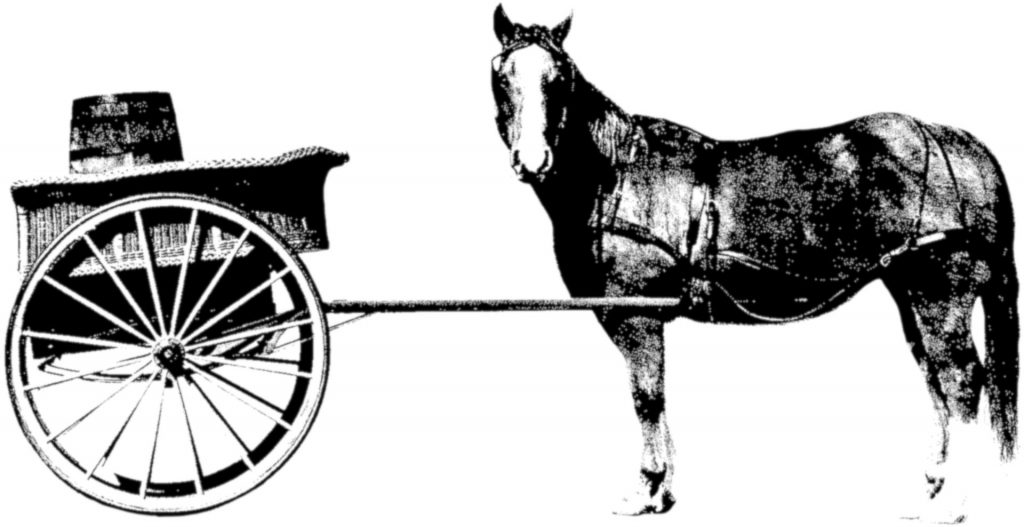 La carreta por delante del caballo